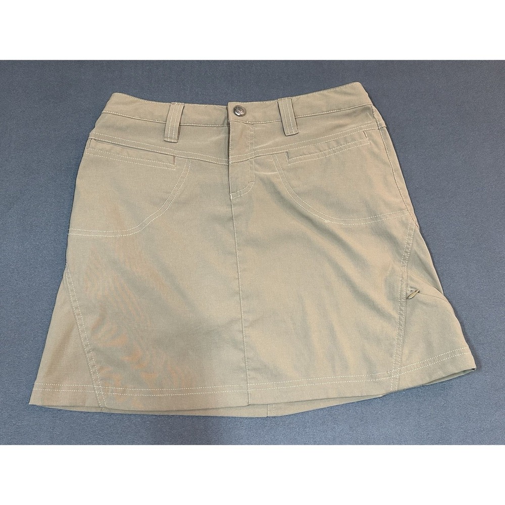 Athleta Skort‎ Tan Soho Womens Tennis Golf Hiking Size 4